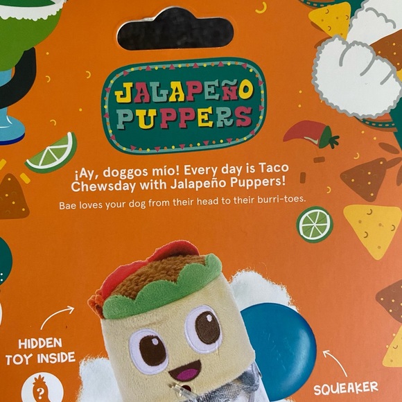 Bark Dog Copy Barkbox Jalapeo Puppers Bae Rito Burrito Dog Toy